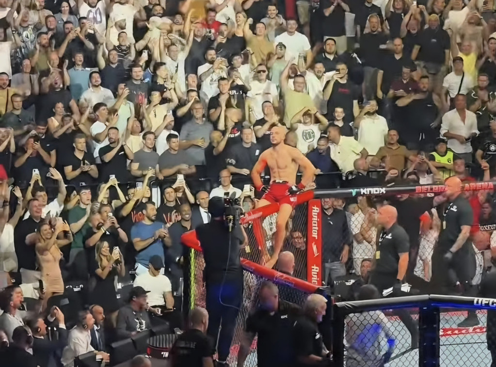 Medić nokautom pobedio Rodrigeza na UFC spektaklu u Beogradskoj areni