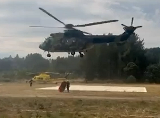 Helikopter MUP-a Srbije angažovan na gašenju požara u Španiji