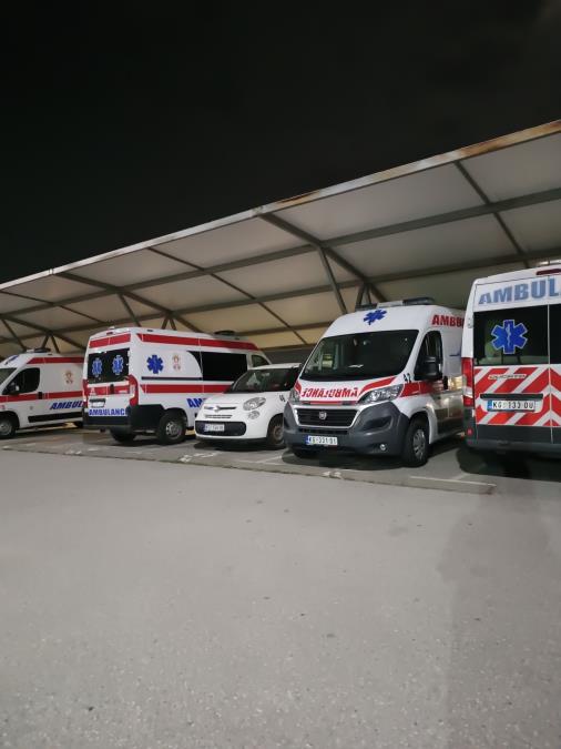 Hitna pomoć u Kragujevcu obavila 37 terenskih intervencija, sedam na javnim mestima
