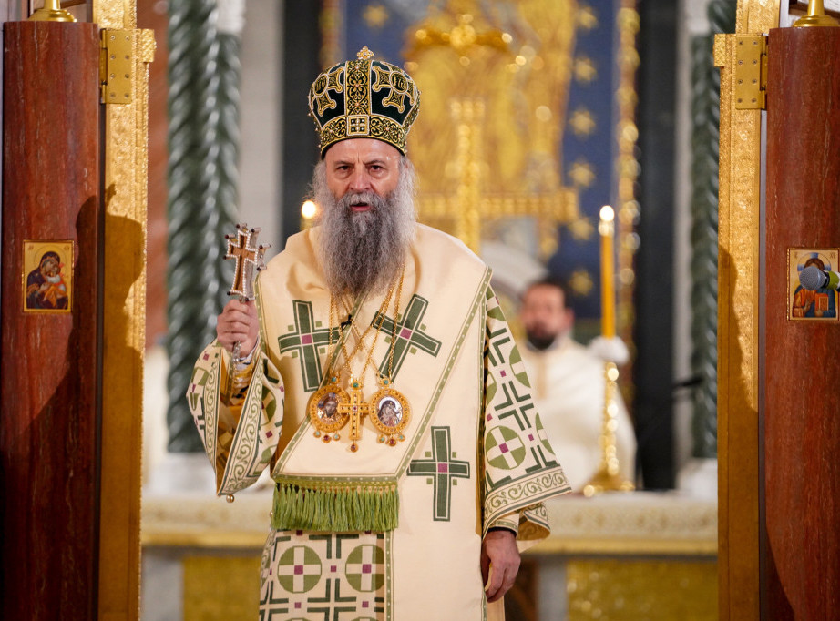 Patrijarh Porfirije služio liturgiju na slavi manastira Kovilj