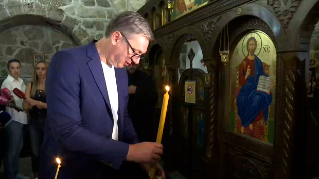 Vučić nastavio posetu jugozapadu Srbije, obišao radove na putu Ivanjica-Sjenica