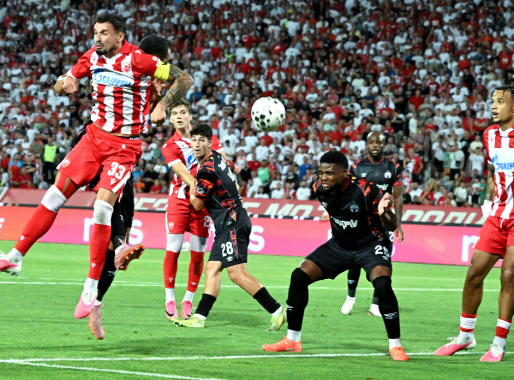 Crvena zvezda ispala iz kvalifikacija za Ligu šampiona posle poraza od Hapoel Ber Ševe